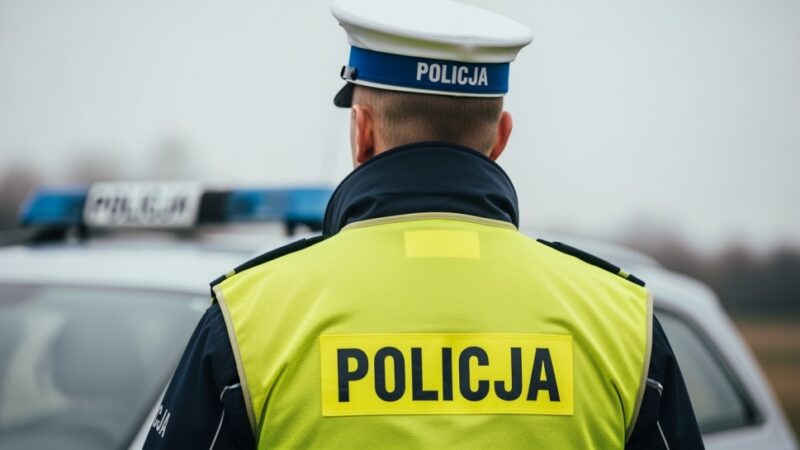 Pościg w Pruszczu Gdańskim: Uciekinier z listem gończym zatrzymany po szaleńczej jeździe