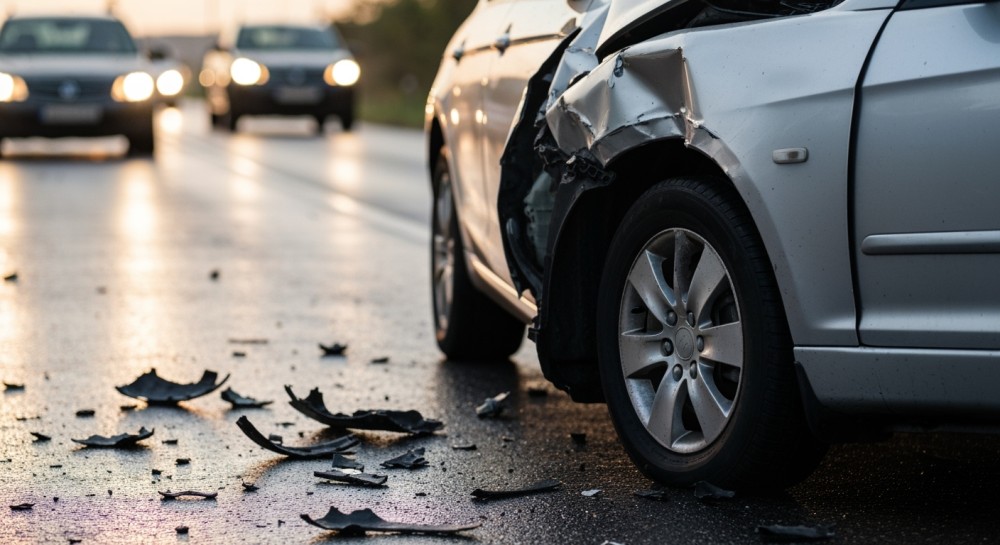 Tragedia koło Bartoszyc: Zginęli 30-letni kierowca i trzymiesięczne dziecko