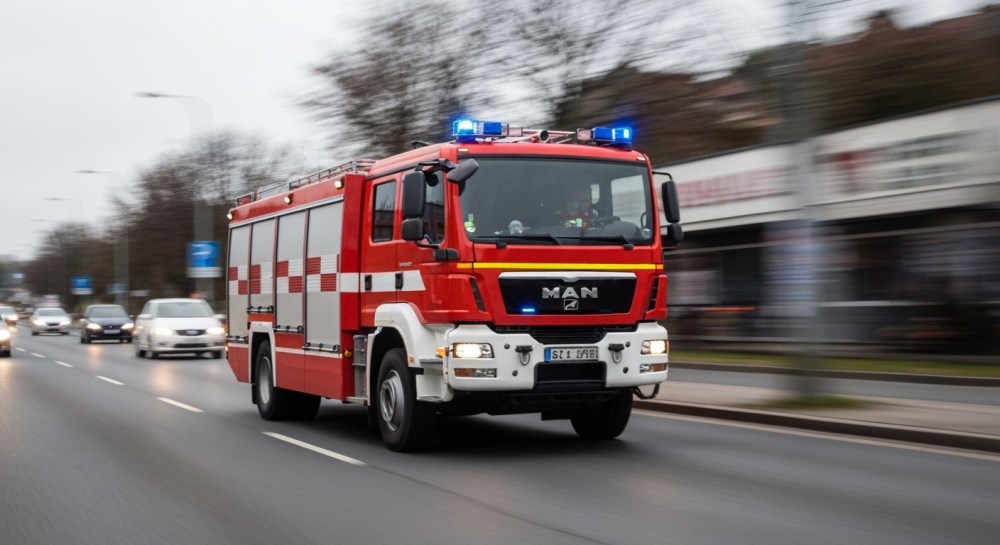 Pożar samochodu w Cedrach Małych: strażacy błyskawicznie opanowali sytuację