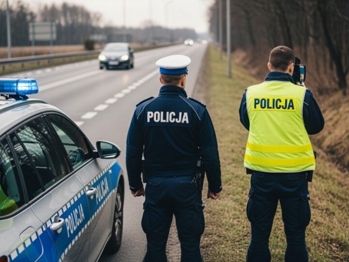 Policja w akcji „TIR” z dronem na tropie kierowców ciężarówek