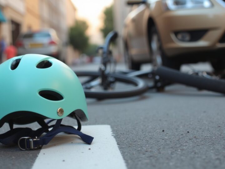 Wypadek z udziałem 11-letniego rowerzysty w Pruszczu Gdańskim