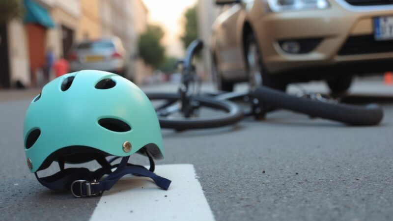 Wypadek z udziałem 11-letniego rowerzysty w Pruszczu Gdańskim