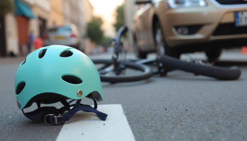 Wypadek z udziałem 11-letniego rowerzysty w Pruszczu Gdańskim