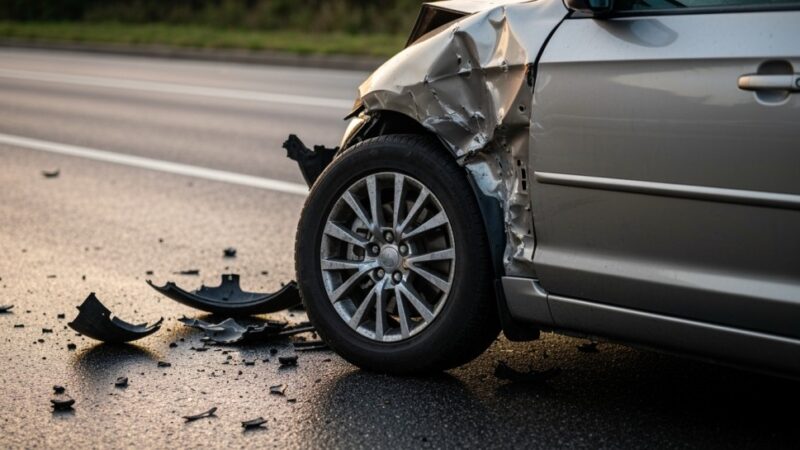 Utrudnienia na A1: kolizja dwóch pojazdów w pobliżu węzła Rusocin