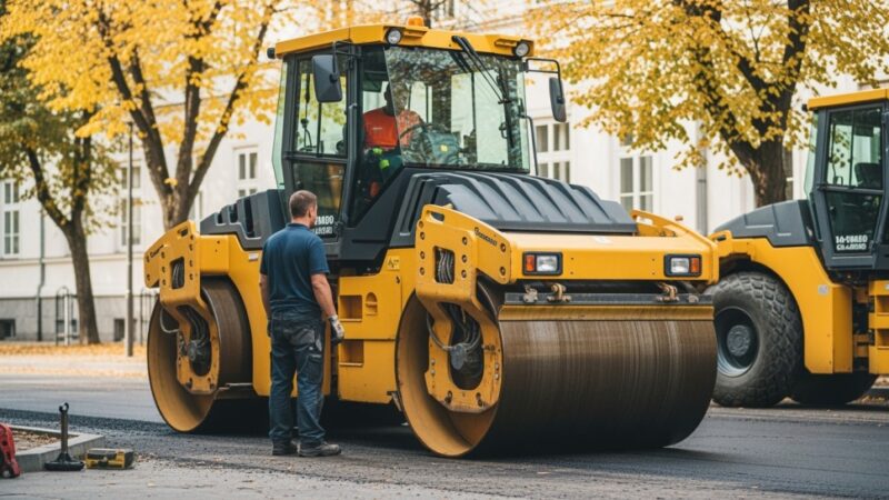 Bezpieczniejsza droga w Trąbkach Wielkich: nowa inwestycja dla uczniów i mieszkańców