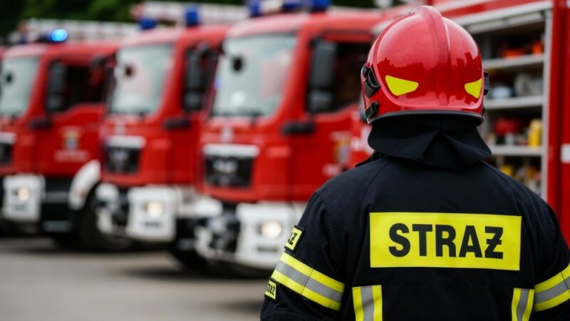 Nowe wyposażenie OSP Cedry Wielkie: strażacy zyskują nowoczesne narzędzia ratunkowe