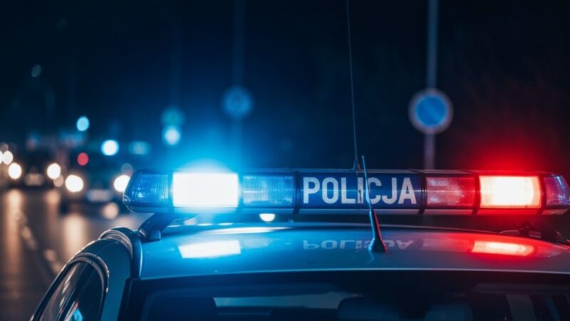 Policjanci uratowali 83-latkę ugrzęzłą w lesie po zmroku