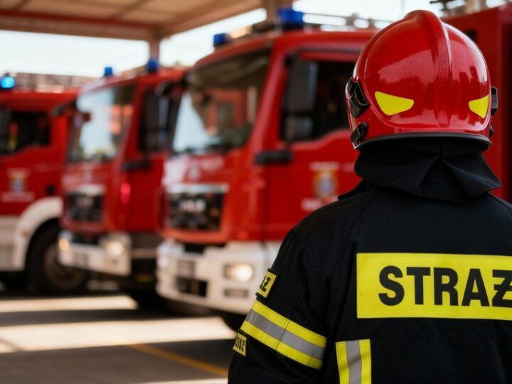 Pożegnanie st. ogn. Wojtka Kozłowskiego w Pruszczu Gdańskim