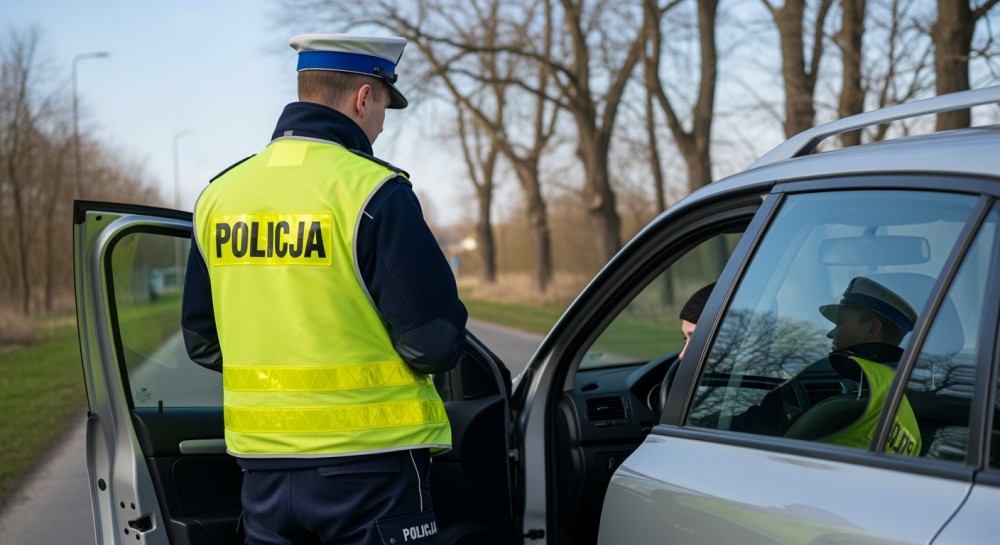 Kierowca wyprzedza radiowóz na przejściu dla pieszych – 1500 zł mandatu!