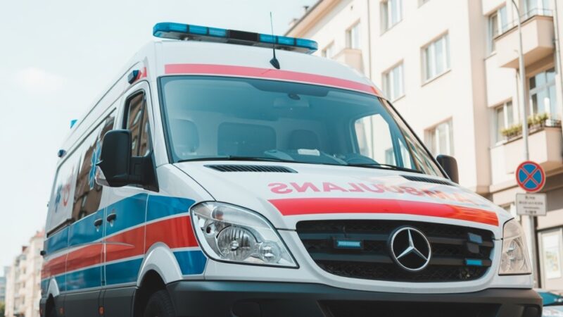 Policjanci uratowali mężczyznę z podejrzeniem udaru dzięki determinacji i znajomości rejonu