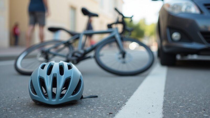 Wypadek z udziałem rowerzysty w Lublewie: Policja bada okoliczności zdarzenia