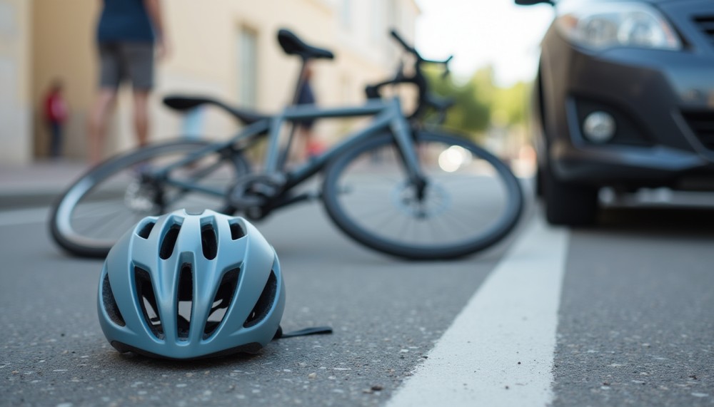 Wypadek z udziałem rowerzysty w Lublewie: Policja bada okoliczności zdarzenia