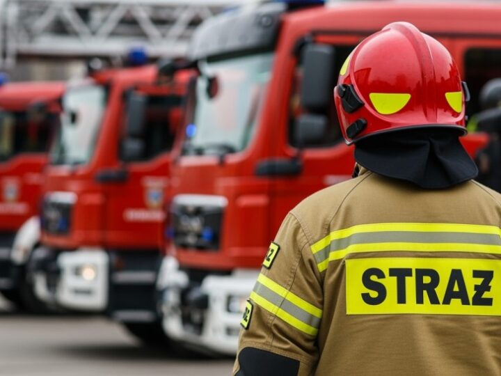 Strażacy szkolą się w ratownictwie na zamarzniętym akwenie w Sobowidzu