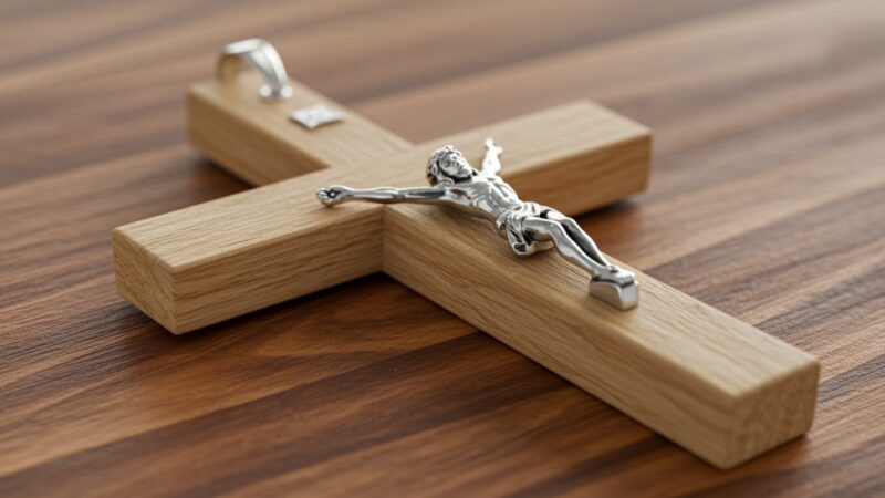 Wójt Pszczółek składa hołd św. Janowi Pawłowi II w 21. rocznicę jego odejścia