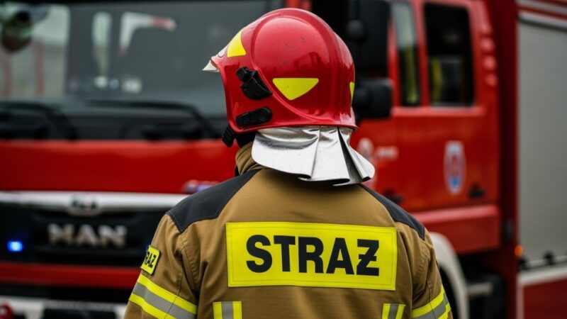 Remiza OSP Kolbudy w trakcie przebudowy – dach już zniknął!
