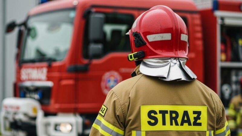 Strażacy z Gdańska doskonalą techniki ratownicze w Raben Polska