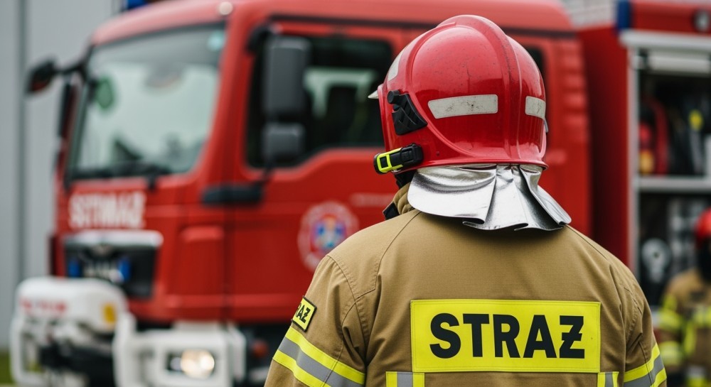 Strażacy z Gdańska doskonalą techniki ratownicze w Raben Polska