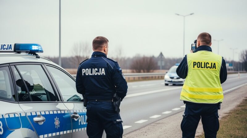 Młody kierowca w Audi ukarany za jazdę z prędkością 68 km/h ponad limit