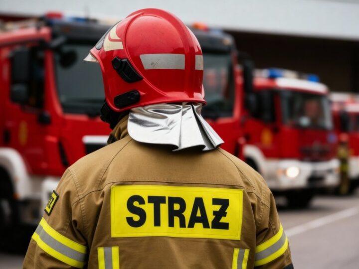 Strażacy doskonalą umiejętności w nietypowych warunkach wodnych w Pruszczu Gdańskim
