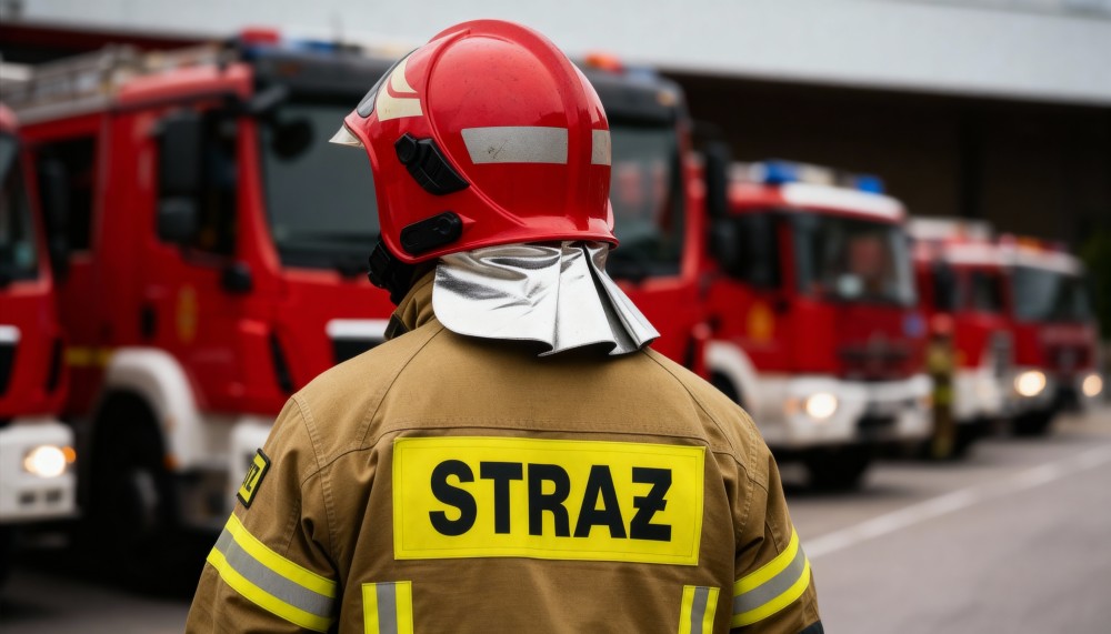 Strażacy doskonalą umiejętności w nietypowych warunkach wodnych w Pruszczu Gdańskim