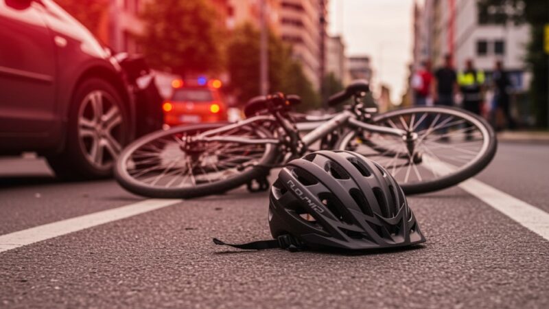 70-letnia rowerzystka w szpitalu po wypadku z samochodem w Cedrach Wielkich