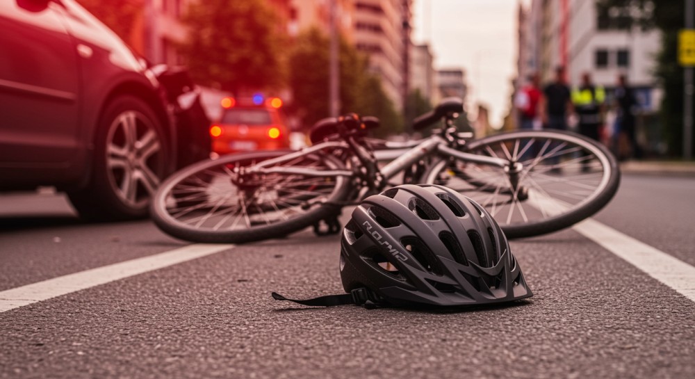 70-letnia rowerzystka w szpitalu po wypadku z samochodem w Cedrach Wielkich
