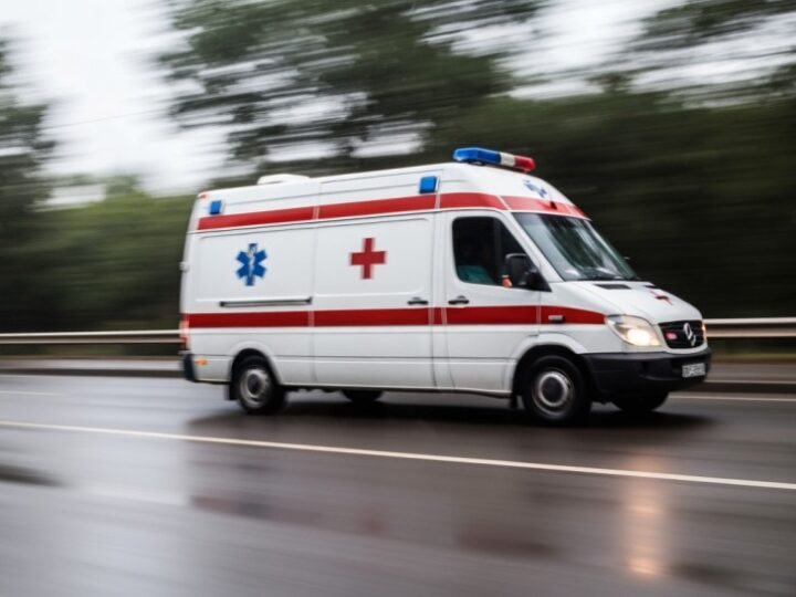 66-latka utknęła w bagnie, uratowali ją policjanci i strażacy