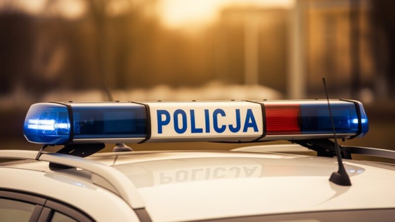 Policjanci ratują łabędzie w Borkowie: Bezpieczne przejście przez jezdnię!