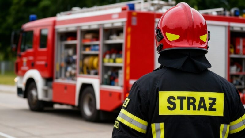 Zmarł mł. bryg. Mariusz Słyszewski – ostatnie pożegnanie emerytowanego strażaka